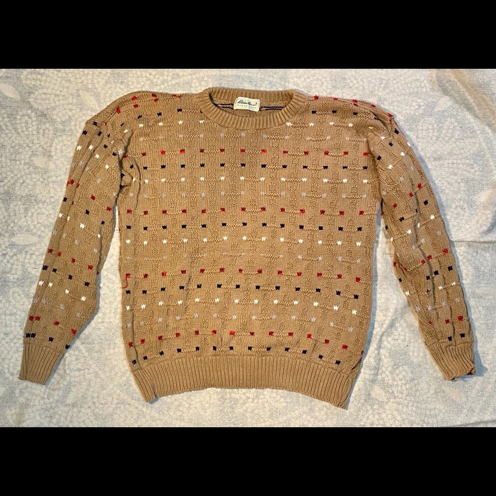 Vintage Eddie Bauer Dotted Sweater